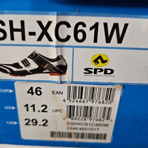 Shimano SH-XC61 SPD XC Cycling Shoes Men's size 11 - Picture 6 of 6